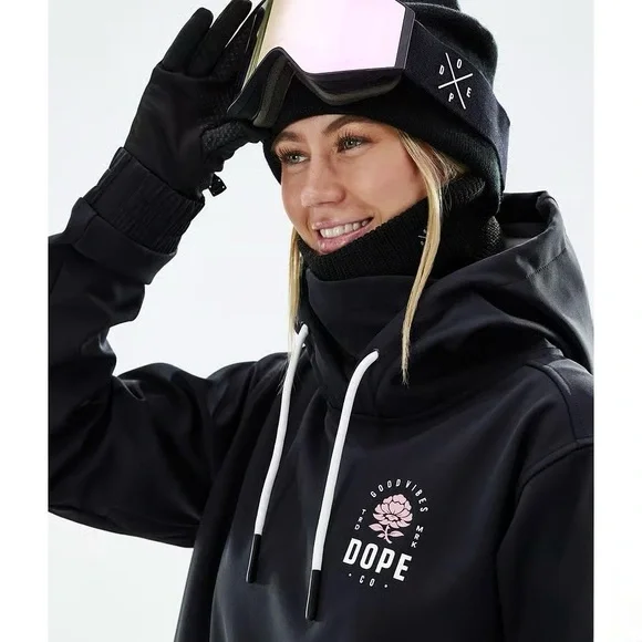 DOPE SNOW YETI JACKET - ROSE BLACK - Picture 4 of 15